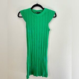 Bodycon Green Zara Mini Dress